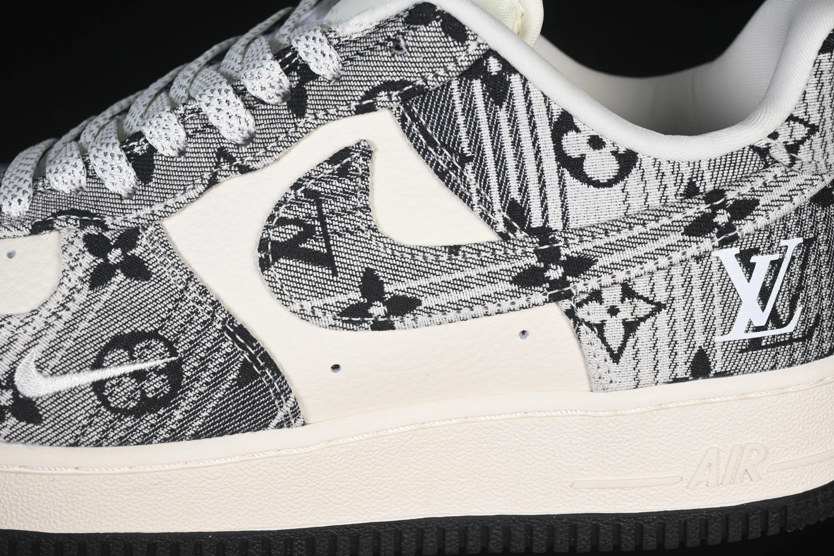 All categories Nk Air Force 1 Air Force series Nk Air Force 1 Low Air Force low-top Nike Air Force 1'07 Low LV joint gray floral cloth Air Force 1 low-top casual sneakers DF0188-077